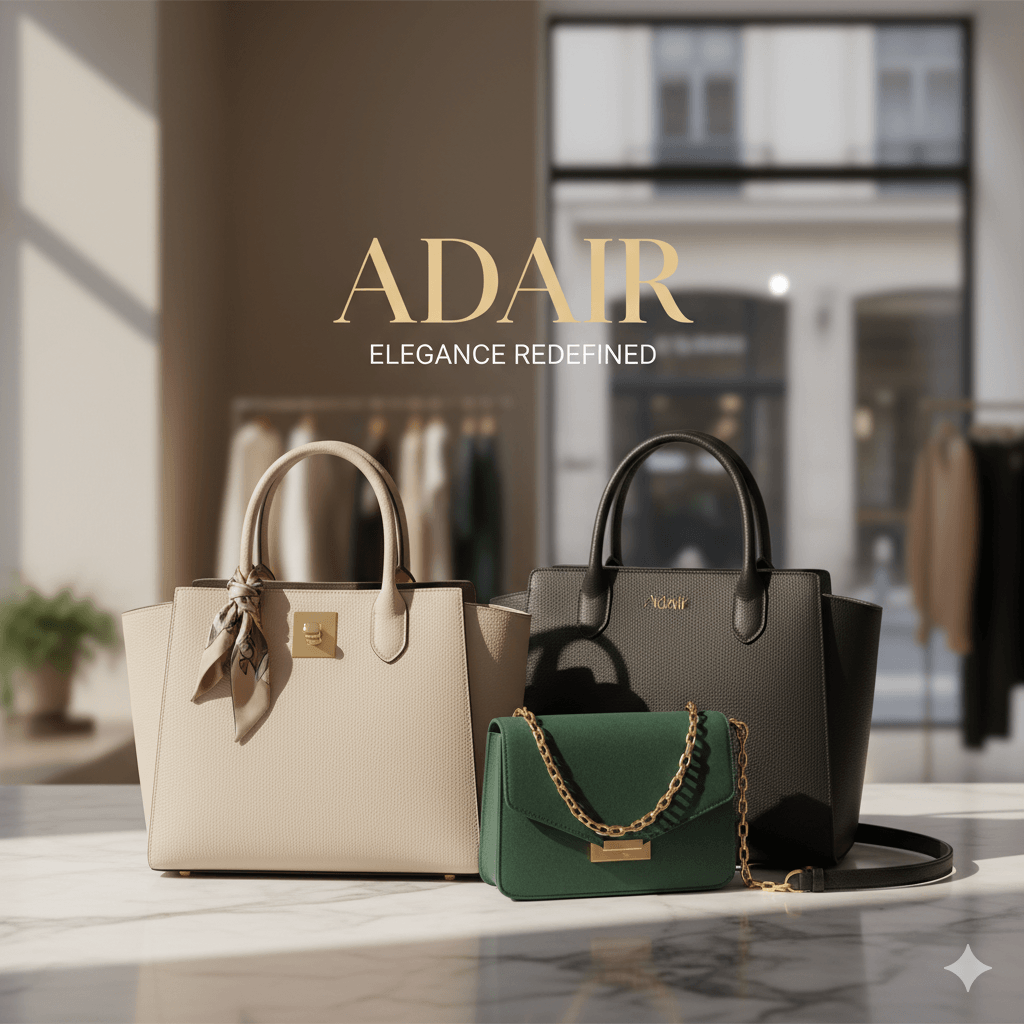 ADAIR Premium Bags Banner